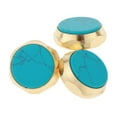 thumbnail image 7 of 3 Pcs Alloy Trumpet Finger Buttons Brass Instrument Accessory, 1.5x1.5cm, five colors Optional Blue, 7 of 7