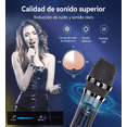 thumbnail image 2 of Micrófono Inalámbrico Profesional BLOOSOM Karaoke Dinámico 2 Piezas, 2 of 5