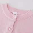 thumbnail image 5 of YWOAGH Girls Knitted Cardigan Sweaters Outerwear Soft Cozy Long Sleeve Button Front Casual Warm Pullover Top for Kids Pink 5-6 Years, 5 of 7