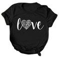 thumbnail image 1 of Gibobby Playera de Verano para Mujer Camisa mujer manga corta casual con estilo top camisas(Negro,XL), 1 of 5