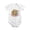 White, variant on Little Elf Playing Golden Harp Baby Bodysuit, 100% Cotton Short Sleeve Snap Romper, 0-12 Months