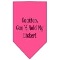 thumbnail image 4 of Pet and Dog Bandana Screen Printed, "Caution: Can't Hold My Licker", 4 of 10