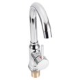thumbnail image 1 of Grifo Giratorio De 360 ​​Grados, Grifo De Un Solo Mango, Grifo De Latón Cromado, Grifo De Lavabo Plateado Para El Hogar, Cocina Y Baño Minnieouse HA018887-00, 1 of 7
