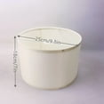 thumbnail image 6 of HIBIBUD Natural Linen Medium Drum Lamp Shades Modern Lampshade for Table Lamps Bedside Lamps, 6 of 7