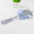 thumbnail image 4 of Flmtop Créatif en Alliage Flocon de Neige Forme Signet avec Ruban Cadeau Décoration de Mariage, 4 of 8