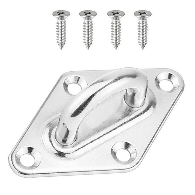 de almohadil de 1 pieza con torllos de montaje de 4 piezas de cubierta de montaje para Macarena Placa con forma de diamante para los ojales