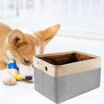 thumbnail image 1 of Cesta de juguetes para perros Colco organizador de almacenamiento de ropa gris, 1 of 8
