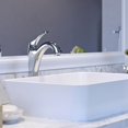 thumbnail image 4 of Kraus Arlo Robinet d'Évier de Salle de Bain à une Poignée avec Robinet d'Évacuation, Chromé, 4 of 7