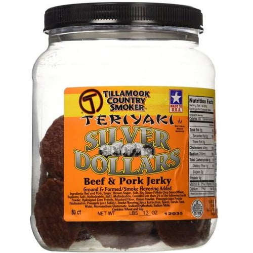 Tillamook Beef and Pork Teriyaki Silver Dollars 80ct