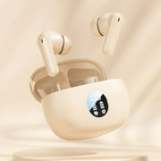 WT2 Edge/W3 Translator Device-Bidirection Simultaneous Translation, Translator Earbuds with 40 Languages, Offline Translator, Fast Reaction with Revolutionary Al Tech (Offline Version)(Beige)