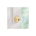 thumbnail image 4 of Kwikset Bright Brass Metal Deadbolt, 4 of 5