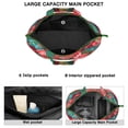 thumbnail image 2 of Flower Women's Large Weekend Travel Bag Moving Canvas Handbag Thick Double Layer Beach Weekend Travel Unisex Hospital Maternity Delivery with Toiletry Waterproof, 2 of 5