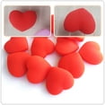 thumbnail image 2 of OULII Red Silicone 6Pcs Heart-Shaped Racket Dampeners for Tennis Shock Absorption, 2 of 8