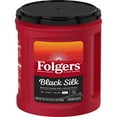 thumbnail image 3 of (6 pack) Folgers Black Silk Ground Coffee, Smooth Dark Roast Coffee, 33.7oz Canister, 3 of 11