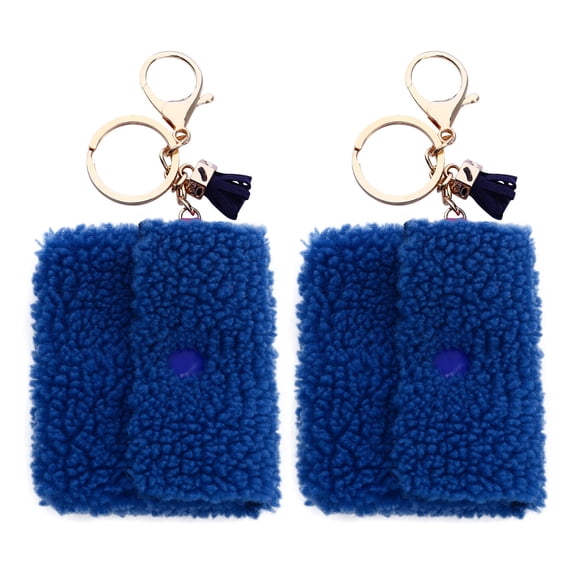 IFANLANDOR 2Set Cute Handbag Key Chain Blue Keychain Charm for Fashion Accessory