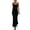 Black, variant on Women's Dresses Resort Style Beach Slim Sleeveless Maxi Dress Thin Strap Vacation Fishtail Dress