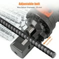 thumbnail image 5 of Yesfashion Electric Hydraulic Rebar Cutter, 1250W 110V, Cutting up to 3/4 Inch #6 4-20mm Rebar, Steel, with Blades, Cutting Speed 3-3.5S, Concrete Construction Tools, 5 of 8