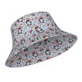 thumbnail image 2 of Kll I Love Usa Bucket Hat For Women Men Packable Travel Beach Sun Hat Outdoor Rave Accessories Reflective Fisherman Cap, 2 of 9