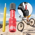 thumbnail image 3 of Bike Front Fork Valve Adapter Bicycle Mountain Downhill Cycling Accessories Red, 3 of 8