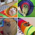 thumbnail image 5 of Indoor Cat Tunnel, Cat Tunnel, Cat Tunnel, 2-Way Collapsible Interactive Tunnel with Crinkle Ball, Cat Tunnel Tube, Ideal for Cat, Kitten, Puppy, Rabbit., 5 of 5