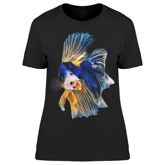 Betta Fish Open-Mouthed T-Shirt Women -Image by Shutterstock, Female XX-Large