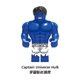 thumbnail image 4 of Construye tu colección: 4 figuras de superhéroes en bloques de construcción, minifiguras de plástico ABS para niños, 4 of 5