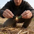 thumbnail image 5 of 2-in-1 Emergency Fire Starter and Survival Whistle Portable Outdoor Tool for Camping Hiking Backpacking Hunting High-Distress Safety Whistle Ferrocerium Rod Yellow, 5 of 6