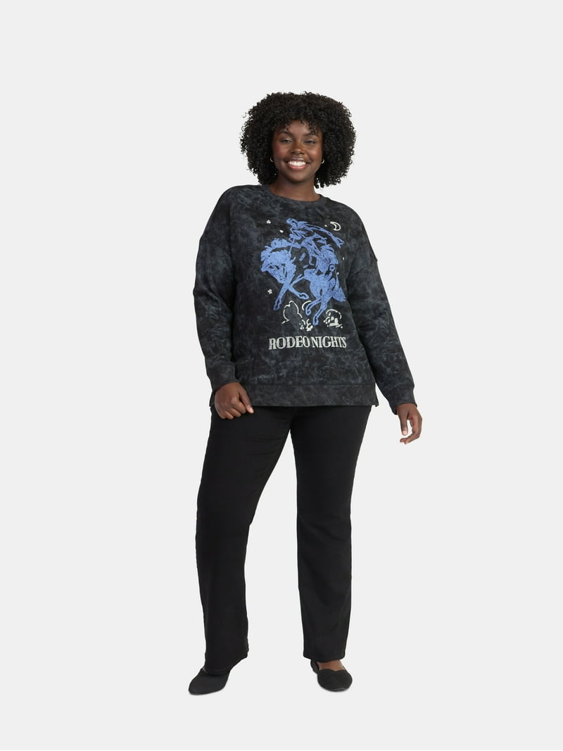 Dea graphic sweat ブルー Dea graphic sweat ブルー Something Good Graphic Sweatshirt