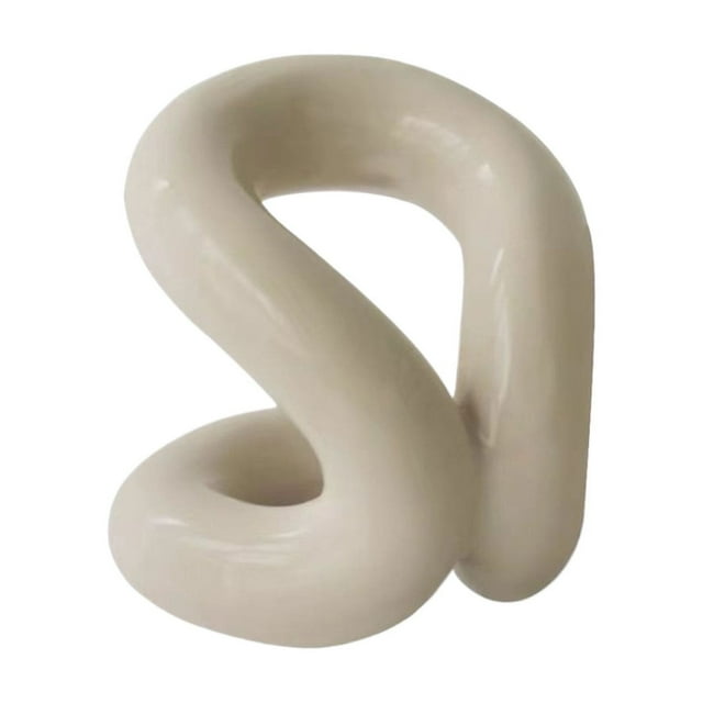 Estante de almacenamiento moderno Soidarity Soporte para Bolsas de maquillaje Cerámica Color café con leche
