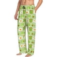 thumbnail image 6 of Vsdgher Avocado And Toast Mens Pajama Pants Sleep & Lounge Pants, PJ Pants-Small, 6 of 6