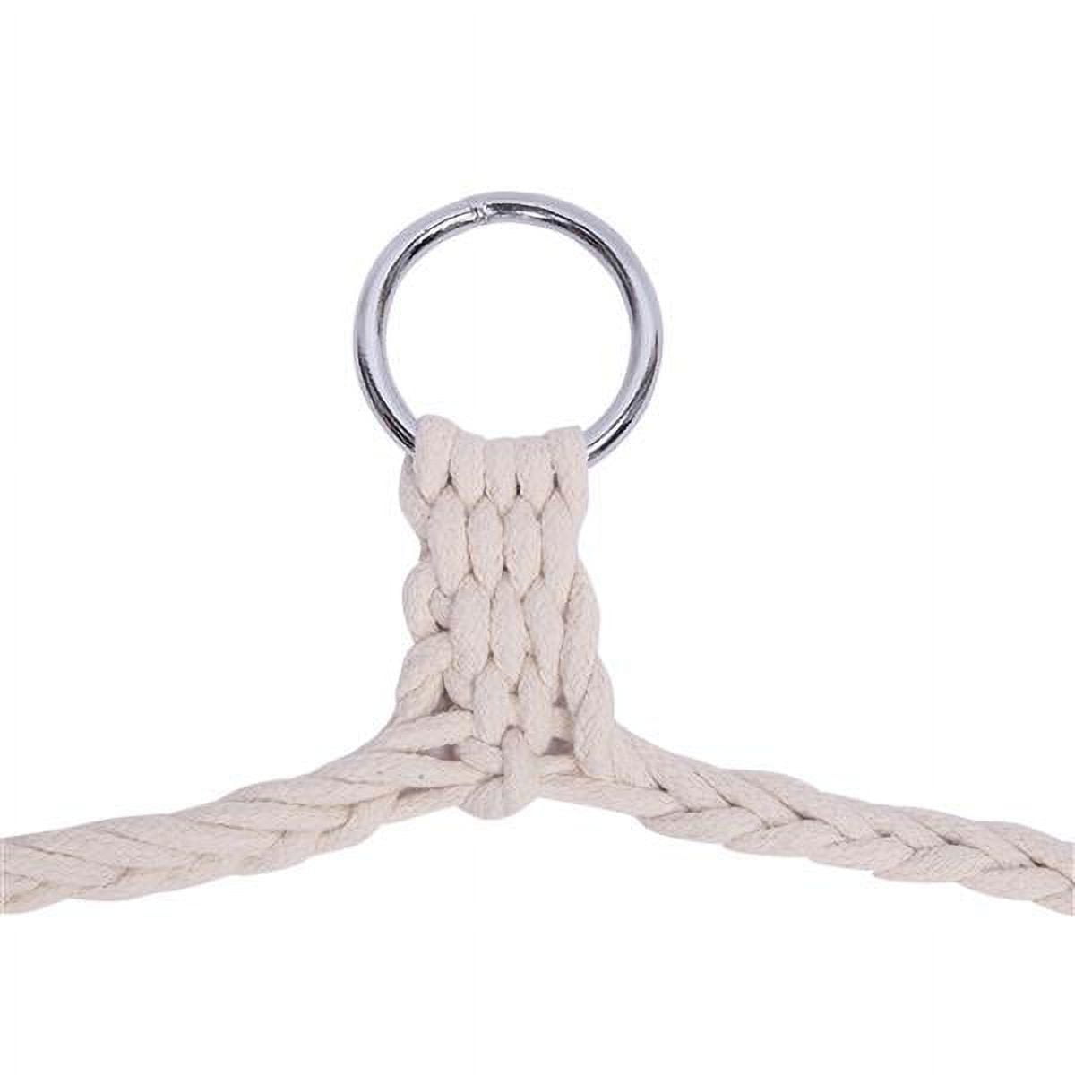OWKEE Hammock Chairs,Hanging Rope Air/Sky Chair Swing, Beige