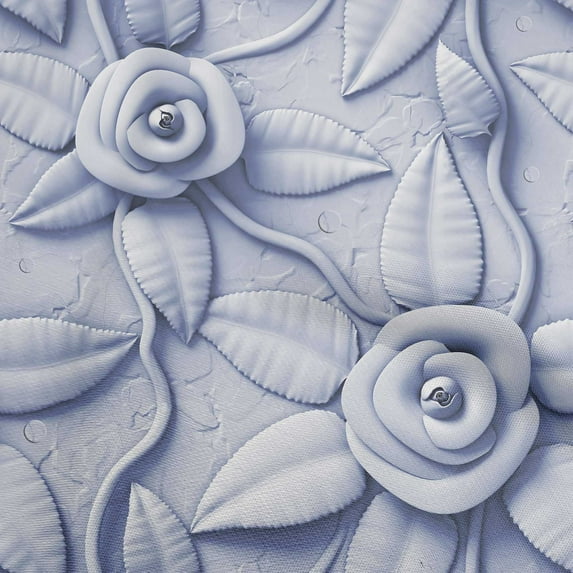 oneOone Cotton Jersey Grayish Purple Fabric Florals Sewing Craft Projects Fabric Prints By Yard 58 Inch Wide