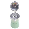 thumbnail image 1 of Italian Coffee Maker, 3 Cups Aluminum Alloy Pot 150ml Brewer with Distributor Spoon Paper Filter for Home Making Mocha Latte Cappuccino Iced Americano, 1 of 7