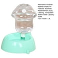 thumbnail image 3 of rygai 500ML/1.8L Cat Food Feeder Automatic Replenishment Large Capacity Mushroom Shape Pet Cat Water Food Container Pet Supply,Green A, 3 of 8