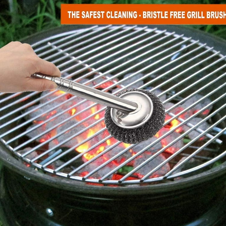 Wire Grill Cleaner, Portable Grill Brush Outdoor Wire Grill