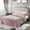 Pink, variant on Merry Home Fleece Blanket Queen size, Solid Black 1 Ply Blanket For Bed Blanket 79"x 91", 3.5lb