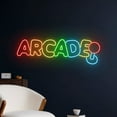 thumbnail image 2 of Handmadetneonsign Arcade Neon Sign, Game Controller Led Sign, Game Player Led Light, Gaming Neon, 2 of 5