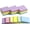 Pastel 3x3, variant on Heluo.Zu 24 Pads Sticky Notes 3x3,Self-Stick Mini Notepad 74 Sheet/Pad Total 1776 Sheets