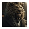 thumbnail image 4 of Awypu Majestic Lion Square Tablecloth - Washable for Home Kitchen Outdoor Decoration - 100% Polyester Fiber 40*40, 4 of 8