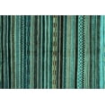 thumbnail image 1 of Ahgly Company Indoor Rectangle Abstract Light Blue Modern Area Rugs, 7' x 10', 1 of 4