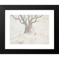 thumbnail image 2 of Marian Kopf 14x11 Black Modern Framed Museum Art Print Titled - Światowid and Chwalibog on the Holy Hill (Prase)-Two-Sided Drawing (On the Reverse Sketches of Abstract Paintings) (1965-1969), 2 of 5