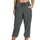 thumbnail image 1 of Karight Women's Cargo Capris Loose Fit Casual Hiking Pants Lightweight Quick Dry Joggers Outdoor Workout Pants with Pockets, 1 of 8