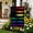 Color 2, variant on Rdsfhsp Linen Garden Flag Hope Love Equality Inclusion Kindness Word Art Farmhouse Yard Decor Inspirational Diversity Outdoor Porch Banner Double Sided Decoration 12x18