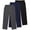 Charcoal/Navy/Black, variant on Tuff Guys Boys Sweatpants 3-Pack Performance Fleece Athletic Pull-On Pants for Boys