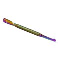 thumbnail image 1 of V Beauty Pure Cuticle Pusher Nail Tool (brillante) – Limpiador de uñas 2 en 1 antideslizante removedor de cutículas para uñas limpias y de aspecto saludable – Rascador de cutículas para manicura y ped, 1 of 5