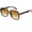 Tortoise Frame - Brown Lens, variant on Square Aviator Sunglasses, UV400 Protection, Light Brown Lens