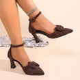 thumbnail image 2 of Jane Wardrobe Women’S Patent PU Mary Jane Pumps, Square Toe Ankle Strap Block Heel Dress Shoes, Comfortable Low Chunky Heel Casual Party Heels, 1 Pair, Sizes 35 Through 42, 2 of 7