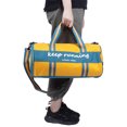 thumbnail image 2 of Equipaje de viaje portátil impermeable para deportes y gimnasio con compartimento para zapatos (amarillo), 2 of 8