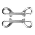 thumbnail image 4 of 2 hebillas de gancho de doble extremo para collares de perro, clip para mascotas, cierres de resorte de aleación de zinc para correas, clips de buceo, cierres multifuncionales para mascotas., 4 of 7