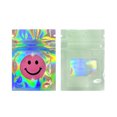 thumbnail image 1 of Small Zipper Plastic Bag Laser Pouch Zip Lock Pouch Small Packaging Customized Cookie Cigar Bags With Clear Window LSM-57, 1 of 6